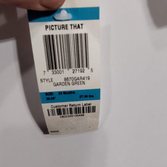 Greendog Y2K Christmas Reindeer Sweater 24 Months 100% Cotton Green NWT - Picture 7 of 9